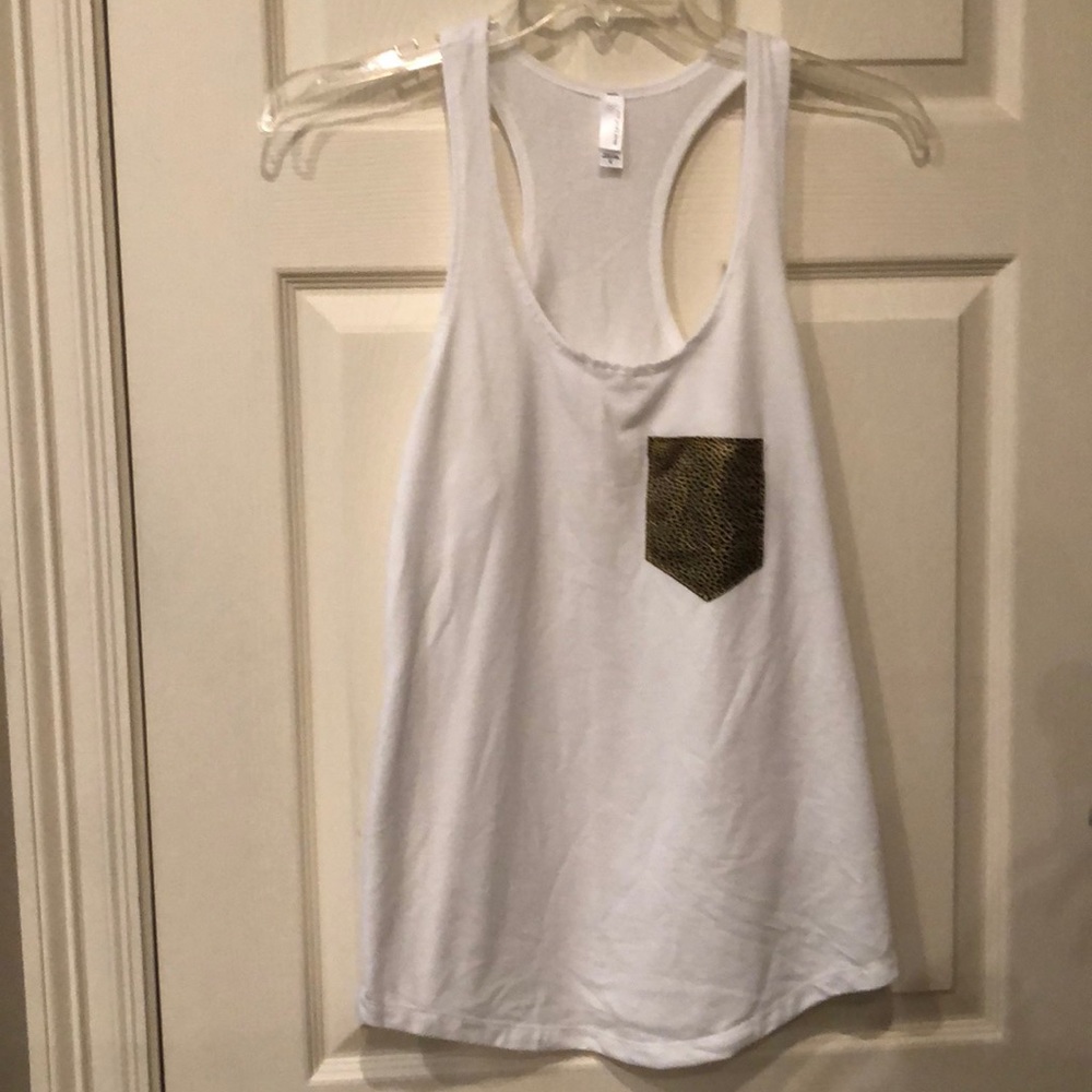 White tank top